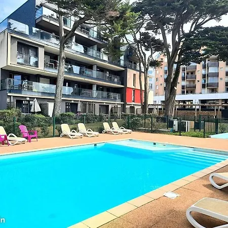 Le Dream By Tah - Face Avec Balcon, Parking Et Wifi Apartman Pornichet